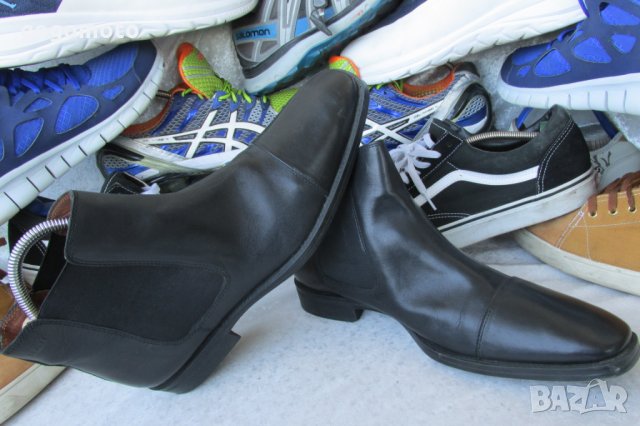 КАТО НОВИ ДЕНДИ бизнес боти MARC® original,100% висококачествена естествена кожа,HAND MADE, 44 - 45, снимка 15 - Мъжки боти - 28548549