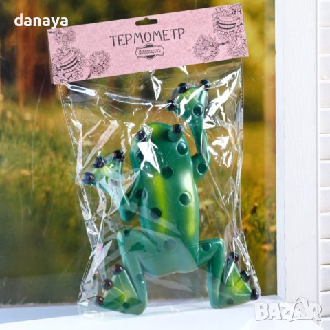 4300 Забавен термометър за прозорец Жабка, снимка 4 - Други - 43379979