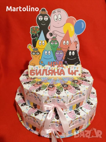 Картонена торта Алиса в страната на чудесата, снимка 2 - Други - 53049224