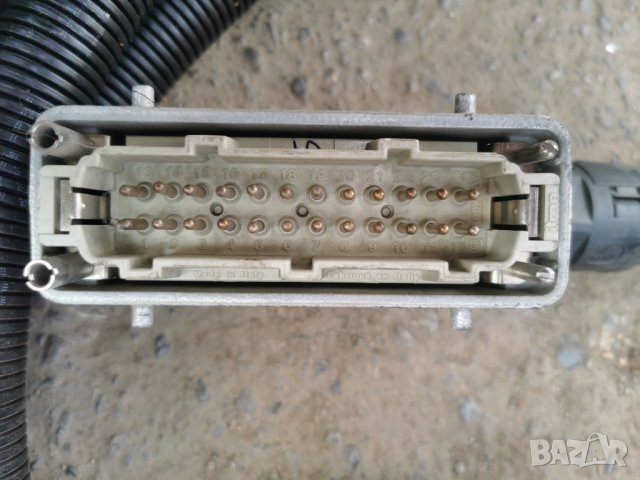 Индустриален кабел с конектори / букса 24 пина, снимка 3 - Други машини и части - 39801081