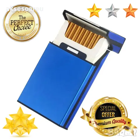 Алуминиева нова табакера кутия Слим Slim за тънки цигари мурати слим Murati slim контейнер съхранени, снимка 17 - Табакери - 50233393