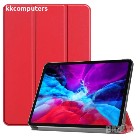 Apple iPad Pro 12.9-inch (2020) / (2018) Кожен Калъф и Протектор, снимка 2 - Калъфи, кейсове - 51137238