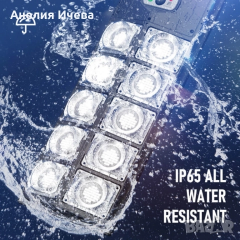 Соларна лампа W789B-5 – Мощно и ефективно LED осветление, снимка 2 - Соларни лампи - 52013020