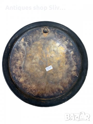 Ръчно гравирана чиния за стена Св. Георги. №3211, снимка 2 - Антикварни и старинни предмети - 39088733