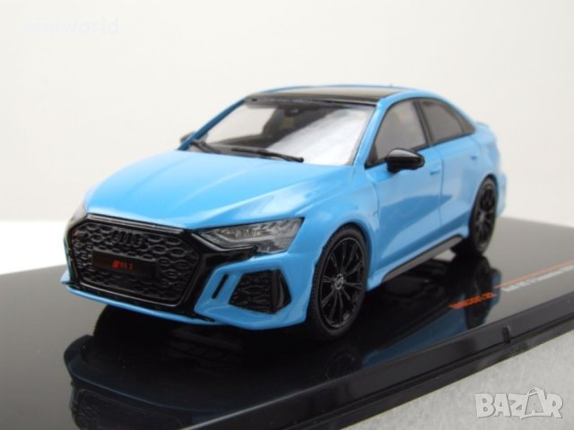 Audi RS3 2022 - мащаб 1:43 на IXO моделът е нов в PVC дисплей-кейс, снимка 10 - Колекции - 43516013