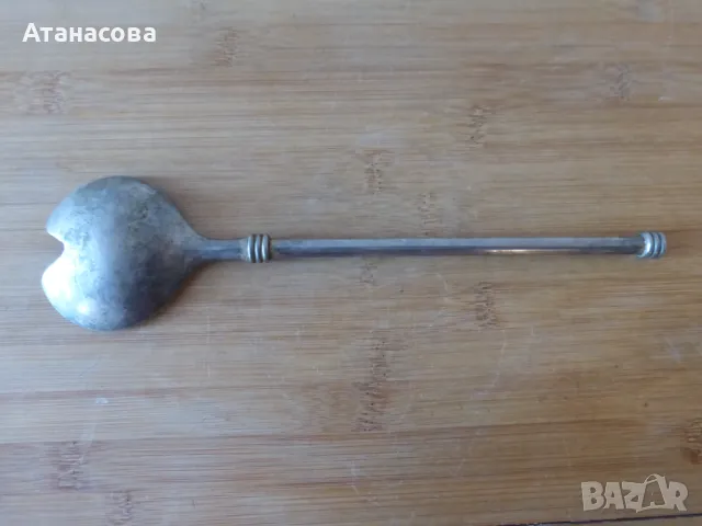 Посребрен прибор за салата 1950 г, снимка 5 - Аксесоари за кухня - 47464788