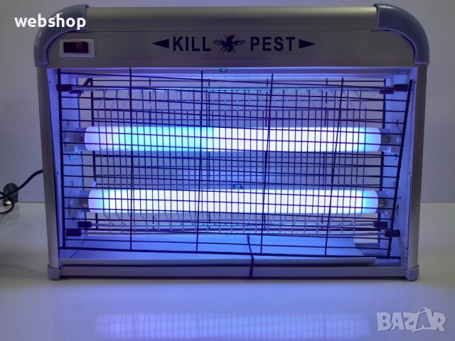 Инсектицидна лампа против комари и мухи Kill Pest 20W, снимка 5 - Други - 37776161