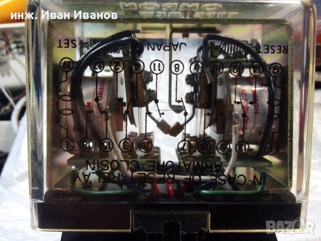 Omron тригер-реле с бобината - 220VAC, контактната система - 250VAC/10A, снимка 6 - Друга електроника - 43392896