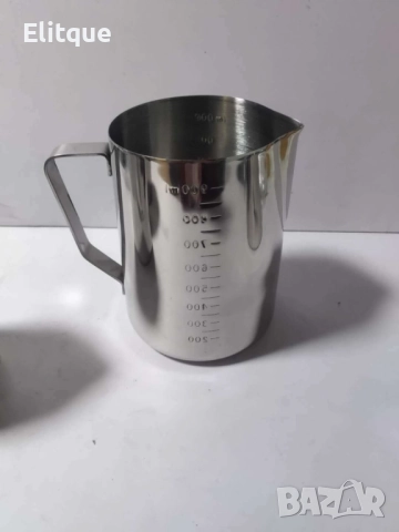 Кана за кафе и приготвяне на дриги топли напитки от неръждаема стомана. 1.5л