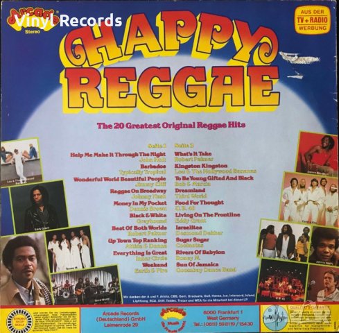 Грамофонна плоча Various ‎– Happy Reggae, снимка 2 - Грамофонни плочи - 28469328