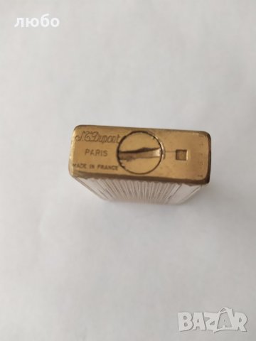 Оригинална Запалка. S.T.DUPONT във 20 микрона Златно Покритие, снимка 6 - Запалки - 26744147