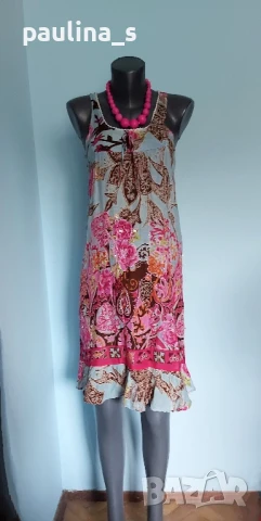 Четири различни броя / Памучна зелена рокля "S'Oliver", "H&M", " GanJana" , снимка 17 - Рокли - 14642612