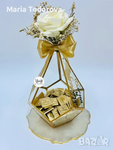 Луксозна бонбониера за сватба, кръщене, юбилей, снимка 8 - Други - 41466653