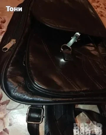 Нова Кожена Дамска Модерна Раница , снимка 7 - Раници - 50778325