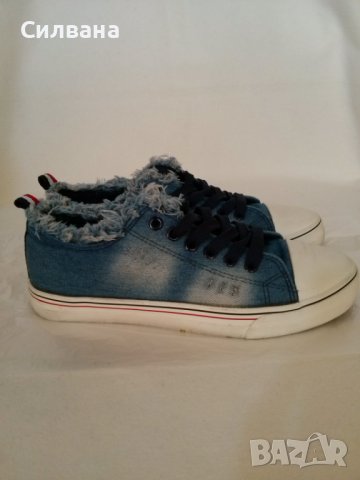 дънкови платненки, снимка 2 - Кецове - 37285760