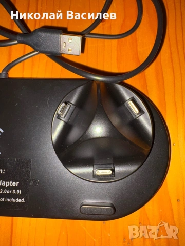 Зарядна станция 3 в 1, снимка 4 - Безжични зарядни - 53064332