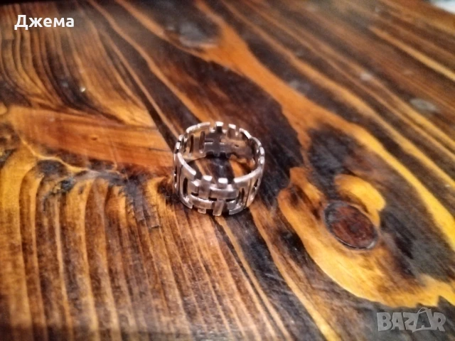 Сребърен пръстен , снимка 2 - Пръстени - 50930841