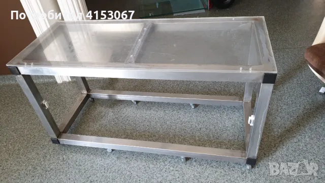 Аквариум с неръждаема конструкция, снимка 9 - Аквариуми - 49889838