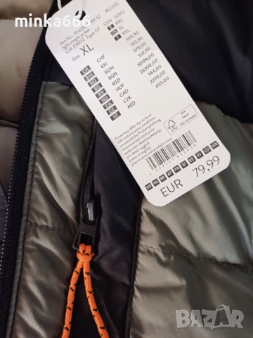 Ново мъжко яке с пух., снимка 2 - Якета - 52923737