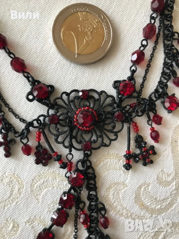 Pilgrim готик колие чокър, снимка 4 - Колиета, медальони, синджири - 53451333