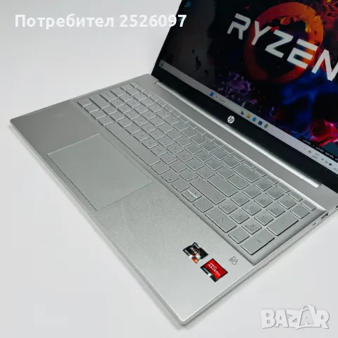 HP Pavilion 15/FHD IPS/Ryzen 3 5300U/8GB DDR4/256GB NVMe/Подсветка, снимка 5 - Лаптопи за работа - 48831227