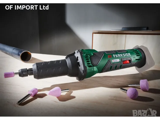 Акумулаторен Прав Шлайф PARKSIDE 20V Li-Ion, снимка 4 - Други инструменти - 47328690