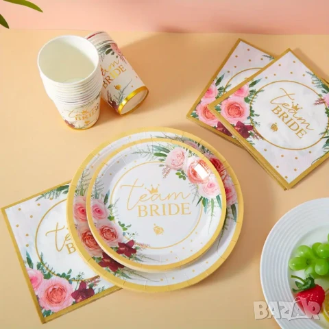 Комплект прибори за еднократна употреба от 92 части, снимка 4 - Други - 51005916