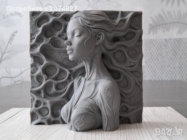 Ethereal Serenity - 3D релефна скулптура