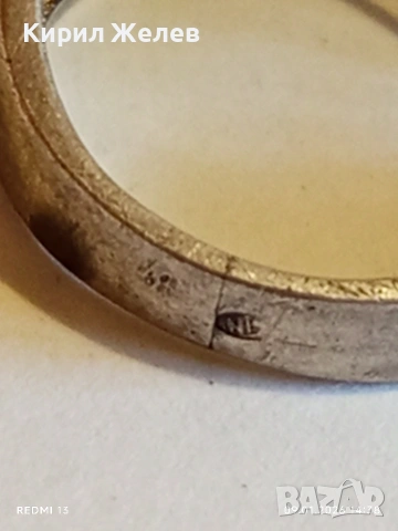 Сребърен пръстен с кубичен цирконий и орнаменти Гръцки ключ символизира вечността  47481, снимка 6 - Части - 53043971