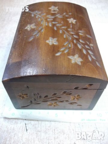 Кутия дървена резбована - 3, снимка 5 - Други ценни предмети - 43009282