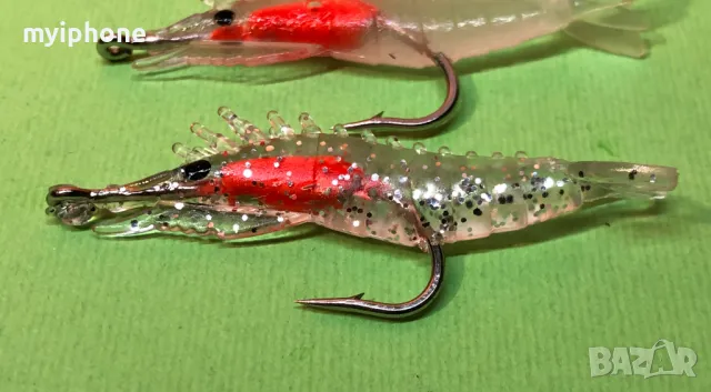 6см.Светещи Скариди за Риболов 4 броя., снимка 5 - Такъми - 48967479