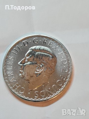 1 oz Сребърна монета "Британия" 2024 - Великобритания, снимка 4 - Нумизматика и бонистика - 43072553