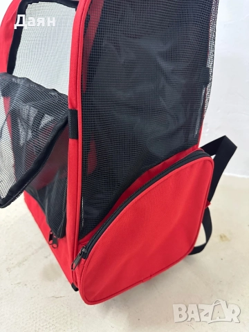 Куфар за транспорт и раница 2в1 за домашни любимци PawHut, снимка 7 - За кучета - 52594096