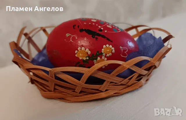 Старо дървено велигденско яйце. , снимка 5 - Антикварни и старинни предмети - 49156664