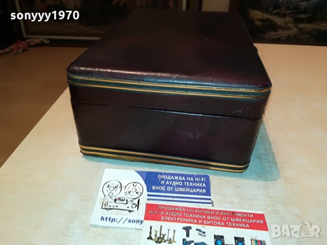 кожено куфарче с златен обков-внос швеция 1907210922, снимка 11 - Колекции - 33560555