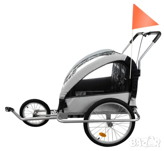 Ремарке за колело с окачване 3в1 /  Количка ремарке / Ремарке за велосипед, снимка 6 - Аксесоари за велосипеди - 50038680