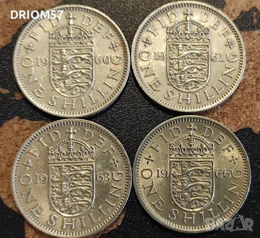 Монетu Великобритния - 4 бр.› Кралица Елизабет II [1960-1966]