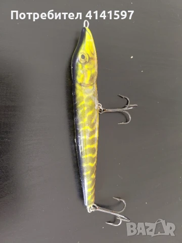 ВОБЛЕР SALMO PIKE - ПЛУВАЩ, снимка 2 - Такъми - 50731164
