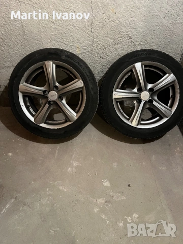 Алуминиеви джанти toora 15 4/100 с гуми uniroyal, снимка 2 - Гуми и джанти - 53008138