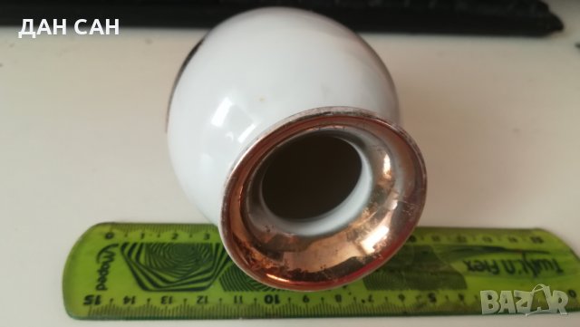 винтидж ваза с позлата markirana Rothenburg, снимка 4 - Антикварни и старинни предмети - 27711930