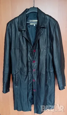 Кожено манто, снимка 2 - Якета - 50427375