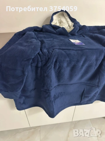 🧣 Дебело зимно одеяло с ръкави и качулка TOP QUALITY HOME SWEET, снимка 10 - Олекотени завивки и одеяла - 53152217