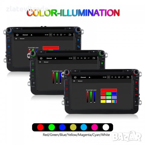 SKODA SEAT VOLKSWAGEN VW PASSAT GOLF RNS810 8" Андроид НАВИГАЦИЯ, снимка 7 - Аксесоари и консумативи - 29013898