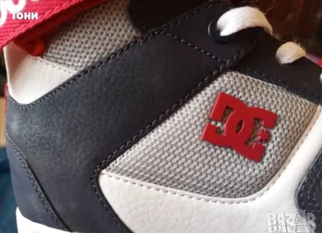 DC USA ORIGINAL Нови Мъжки Маратонки Изцяло от Естествена Кожа , снимка 2 - Маратонки - 51244682