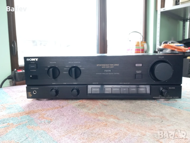 SONY F417R Стерео усилвател , снимка 15 - Ресийвъри, усилватели, смесителни пултове - 53031465