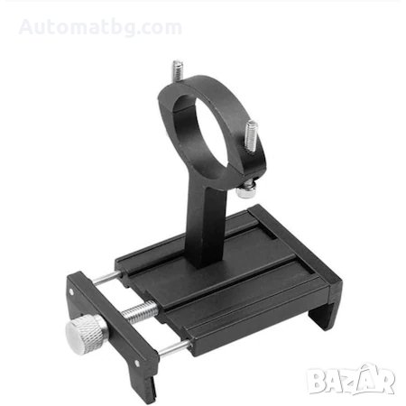 Поставка за телефон за колело Automat, Алуминиева, Мотор, АТВ, 50/100мм, Черна, снимка 2 - Аксесоари за велосипеди - 32651233