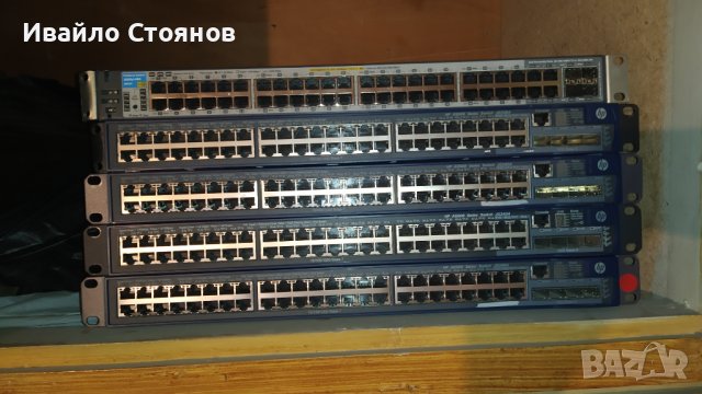 HP A5500-48G-PoE+ JG240A и HP ProCurve 3500yl-48G 48 Port PoE+ J8693A , снимка 2 - Суичове - 37463307