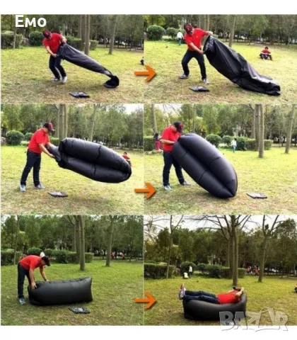 Самонадуващо се легло подходящо за планина и море - Lazy Bag, снимка 13 - Къмпинг мебели - 48706242