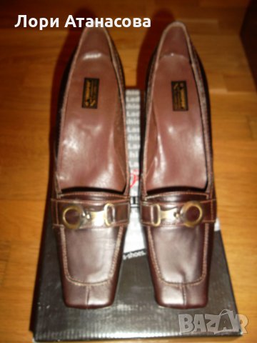 Класически модел дамски обувки с ефектна декорация в предната част , снимка 4 - Дамски обувки на ток - 28437893