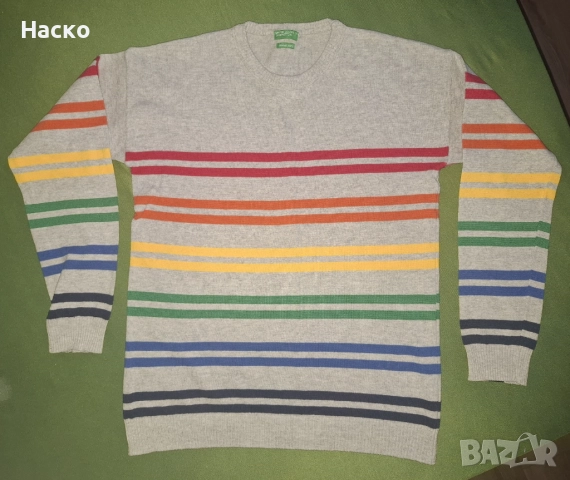 Benetton пуловер и суитчър 168см, снимка 2 - Пуловери - 52776205